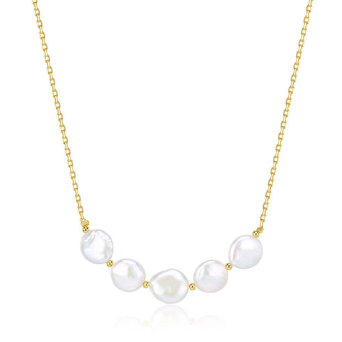 Tincup Coin Pearl Necklace - House Of Pearls